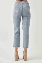 Load image into Gallery viewer, Liz Distressed Light Straight Denim
