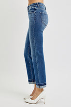 Load image into Gallery viewer, Sam Cuffed Mid Rise Straight Denim
