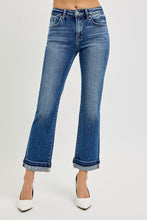 Load image into Gallery viewer, Sam Cuffed Mid Rise Straight Denim
