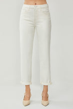 Load image into Gallery viewer, Risen Ruth Cream Boyfriend Denim
