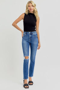 Kimberly Distressed Relaxed Skinnies