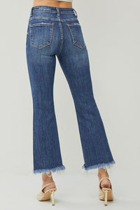 Norah Frayed Ankle Bootcut Denim