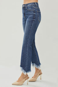 Norah Frayed Ankle Bootcut Denim