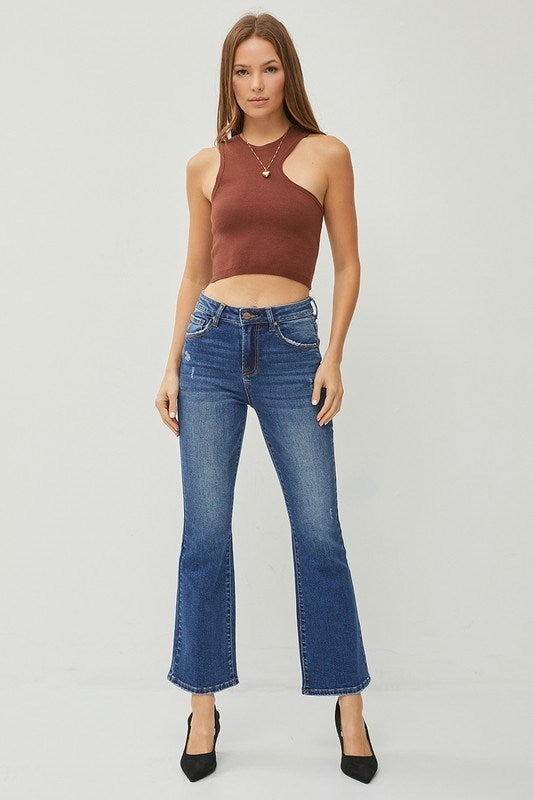 Elizabeth Ankle Flare Denim