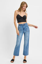Load image into Gallery viewer, Claire Ankle Patch Crop Flare Denim
