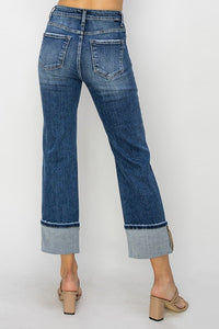 Emily Seamed Crop Denim