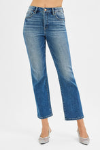 Load image into Gallery viewer, Risen Lauren Crop Straight Denim
