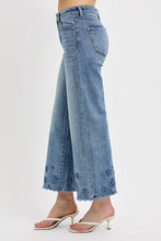 Load image into Gallery viewer, Annie Wide Leg Eyelet Denim - Plus
