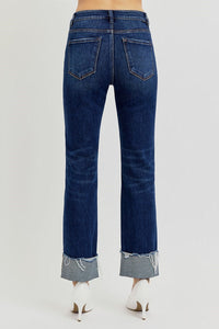 Molly Cuffed Straight Denim