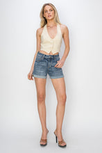 Load image into Gallery viewer, Vickie Cuffed Denim Shorts
