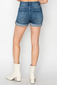 Amy Button Fly Shorts - Plus