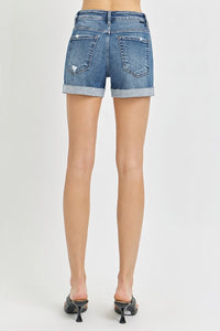 Grace Distressed Cuffed Shorts