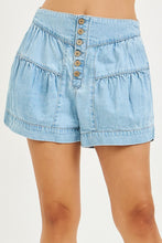 Load image into Gallery viewer, Risen Zoe Slouchy Shirred Shorts
