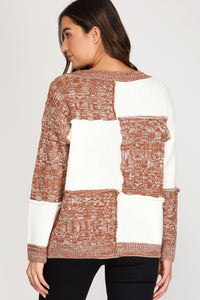 Cinnamon Patch Sweater
