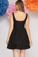 Load image into Gallery viewer, Black Bustier Dress
