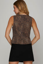 Load image into Gallery viewer, Leopard Tie Vest
