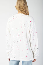 Load image into Gallery viewer, Bow Paint Splatter Sweatshirt
