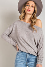 Load image into Gallery viewer, Heather Slouchy Top
