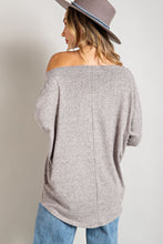Load image into Gallery viewer, Heather Slouchy Top
