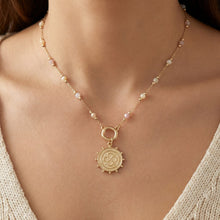Load image into Gallery viewer, Coin Beaded Necklace
