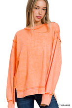 Load image into Gallery viewer, Bright Orange Cotton Pullover
