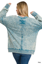Load image into Gallery viewer, Ash Black Oversized Pullover
