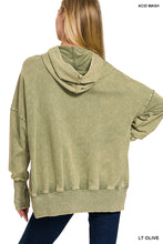 Load image into Gallery viewer, Light Olive Washed Hoodie
