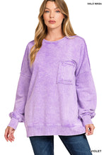 Load image into Gallery viewer, Zenana Violet Pocket Pullover
