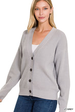 Load image into Gallery viewer, Grey Cardigan
