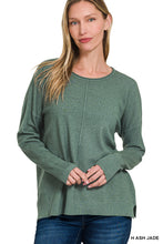 Load image into Gallery viewer, Jade Front Seam Sweater

