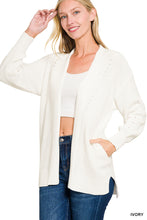 Load image into Gallery viewer, Ivory Hi-Low Cardigan
