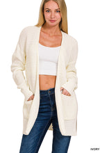 Load image into Gallery viewer, Ivory Waffle Cardi
