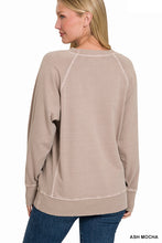 Load image into Gallery viewer, Ash Mocha Cotton Pullover

