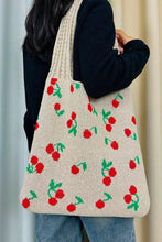 Load image into Gallery viewer, Cherry Crochet Tote
