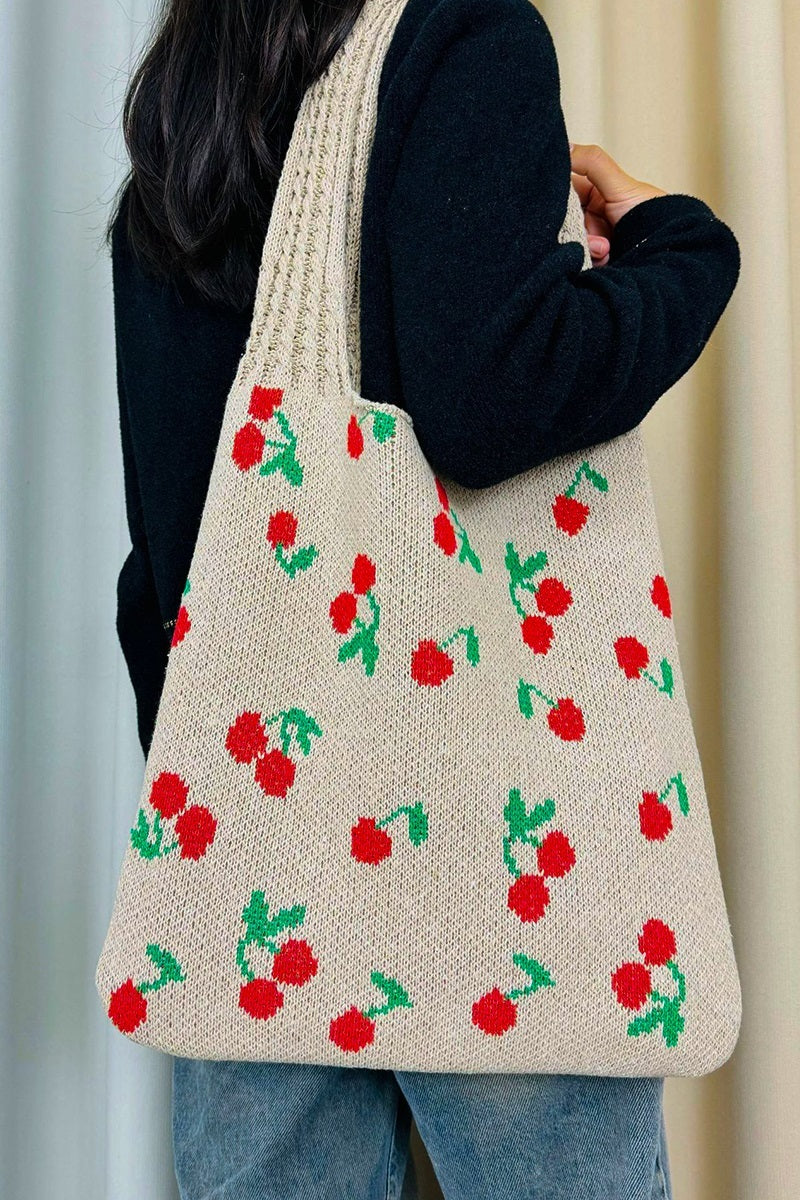 Cherry Crochet Tote