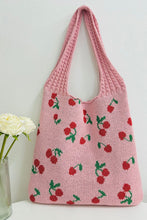 Load image into Gallery viewer, Cherry Crochet Tote
