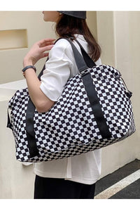 B+W Checkered Bag