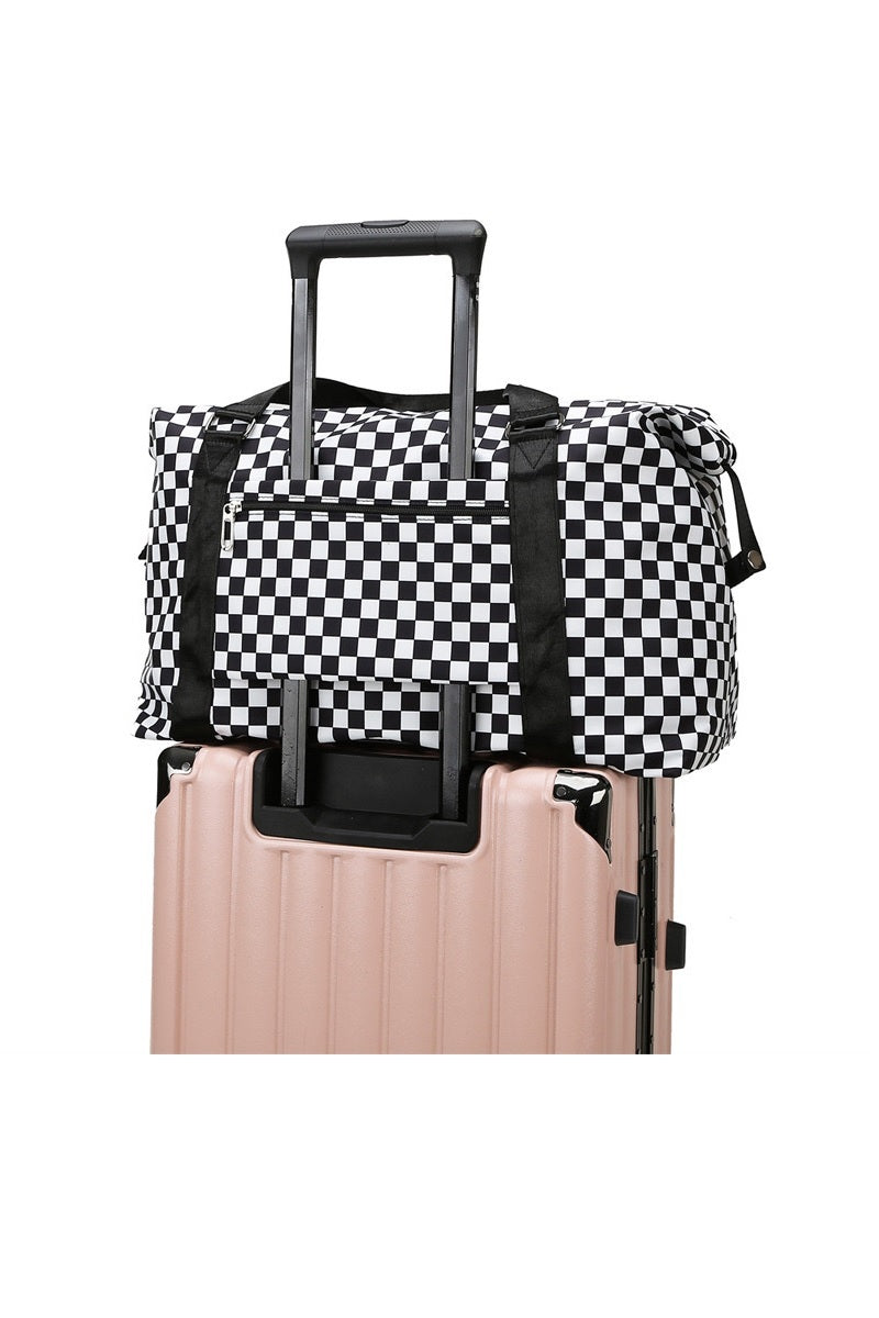 B+W Checkered Bag