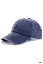 Load image into Gallery viewer, Vintage Wash Baseball Hat
