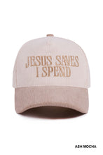 Load image into Gallery viewer, Jesus Saves Corduroy Hat
