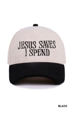 Load image into Gallery viewer, Jesus Saves Corduroy Hat
