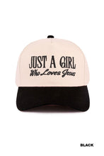 Load image into Gallery viewer, Girl that Loves Jesus Hat
