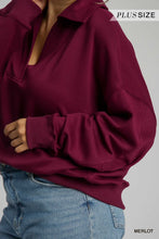 Load image into Gallery viewer, Merlot Buttery Pullover - Plus
