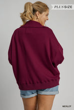 Load image into Gallery viewer, Merlot Buttery Pullover - Plus
