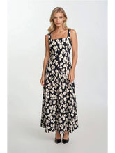 Load image into Gallery viewer, Doe + Rae B+W Bold Floral Dress
