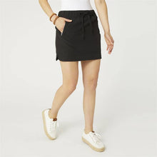 Load image into Gallery viewer, Norah Zipper Pocket Black Skort
