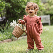 Load image into Gallery viewer, Cedar Ruffled Romper - Baby
