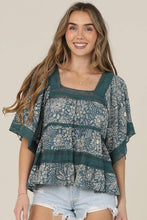 Load image into Gallery viewer, Jade Lace Boho Top
