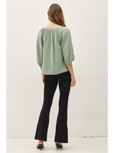 Load image into Gallery viewer, Be Cool Jade Embroidered Cotton Top
