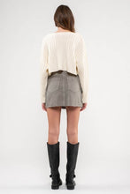 Load image into Gallery viewer, Olive Cargo Skirt
